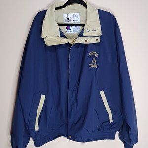 Champion Notre Dame Fighting Irish NCAA Full Zip Windbreaker Jacket XL